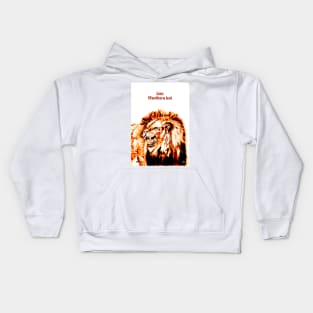 Lion (Panthera leo) Kids Hoodie